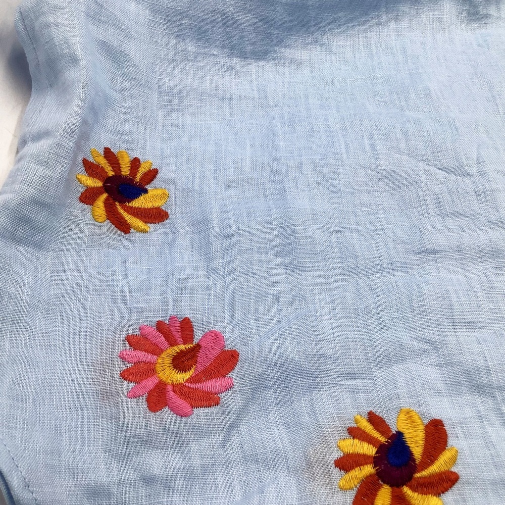 🆕{Philosophy} Embroidered Linen Dress - Picture 6 of 14